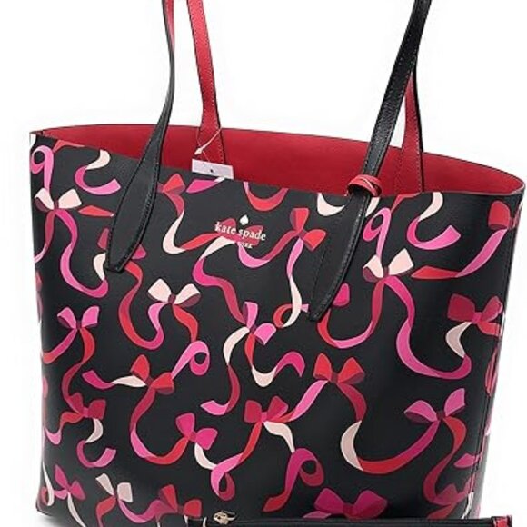 Kate Spade Wrapping Party Large Reversible Tote with Detachable Wristlet - Picture 10 of 10